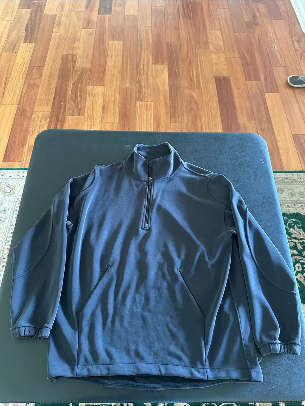 Lululemon Men's Dark Gray Quarter-Zip Pullover Jacket Men’s Medium